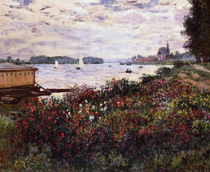 Claude Monet Riverbank at Argenteuil